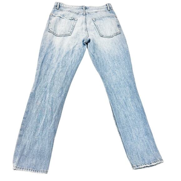 Frame Le Original Skinny Pomdale LOJSK207 Ripped Light Wash Denim Jeans Size 27 - Picture 3 of 8